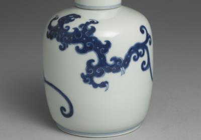 图片[2]-Tea caddy with kui-dragon pattern in underglaze blue, Qing dynasty, Yongzheng reign (1723-1735)-China Archive